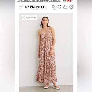 Dynamite maxi dress size XXS